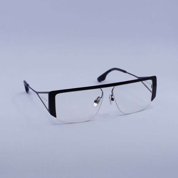 Victoria Beckham VB250S 001 Sunglasses Black Rectangle Frame, Transparent Lenses - Picture 1 of 10